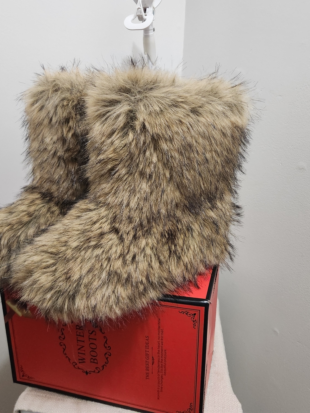 Faux Fur Winter Booties!